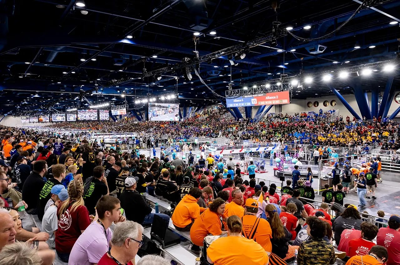 FIRST Championship crowd and fans FRC